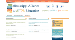 Desktop Screenshot of msartseducation.org